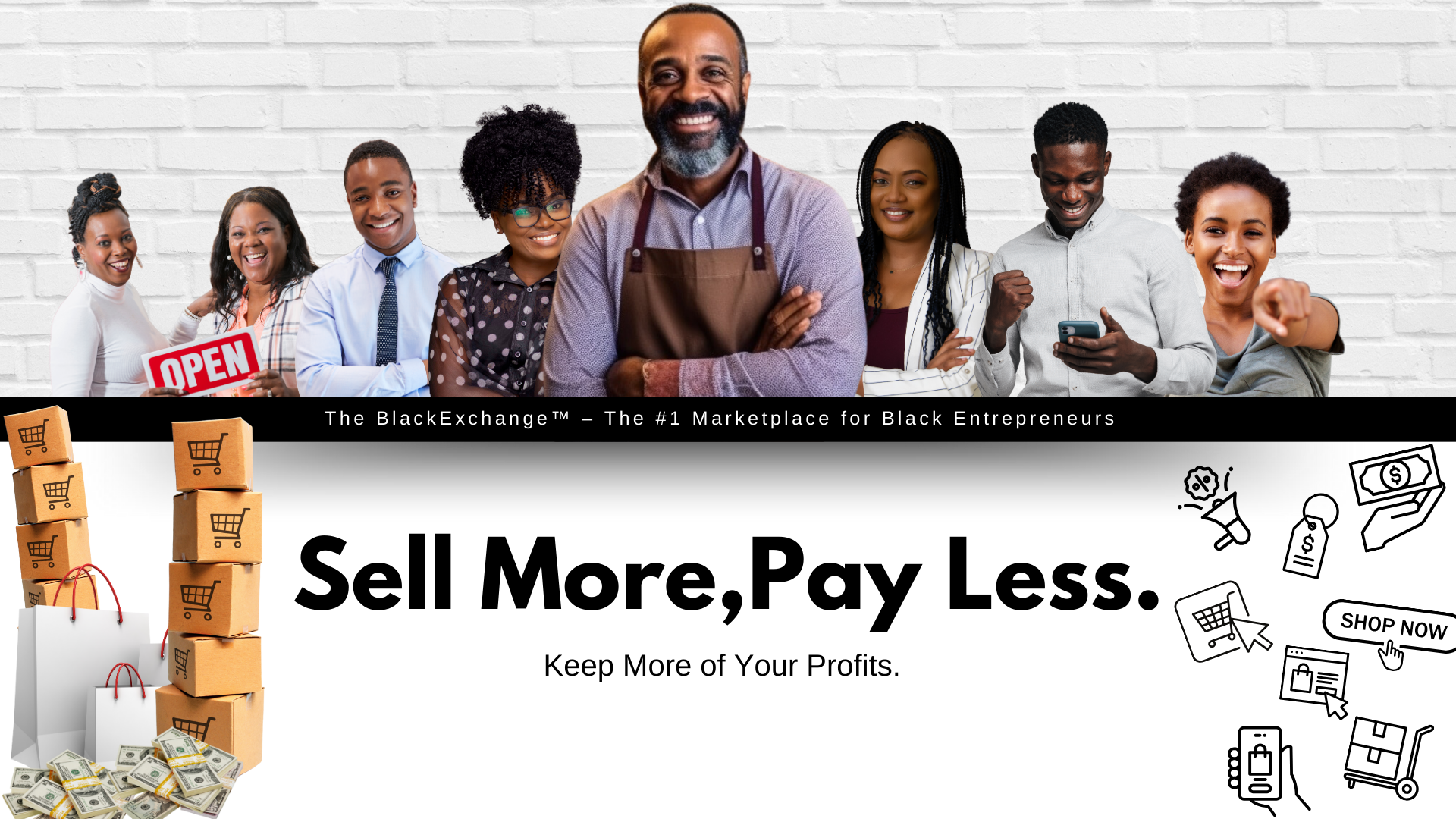 The BlackExchange | Sign Up Banner