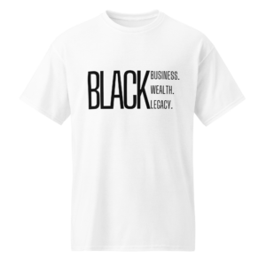 The Culchure | Black Business, Wealth, Legacy T-Shirt - White